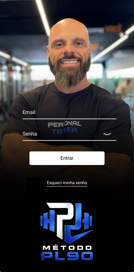 Print do aplicativo (tela de treino)