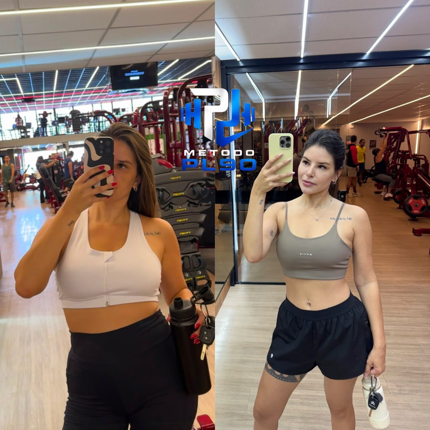 Antes | Depois — aluna 1